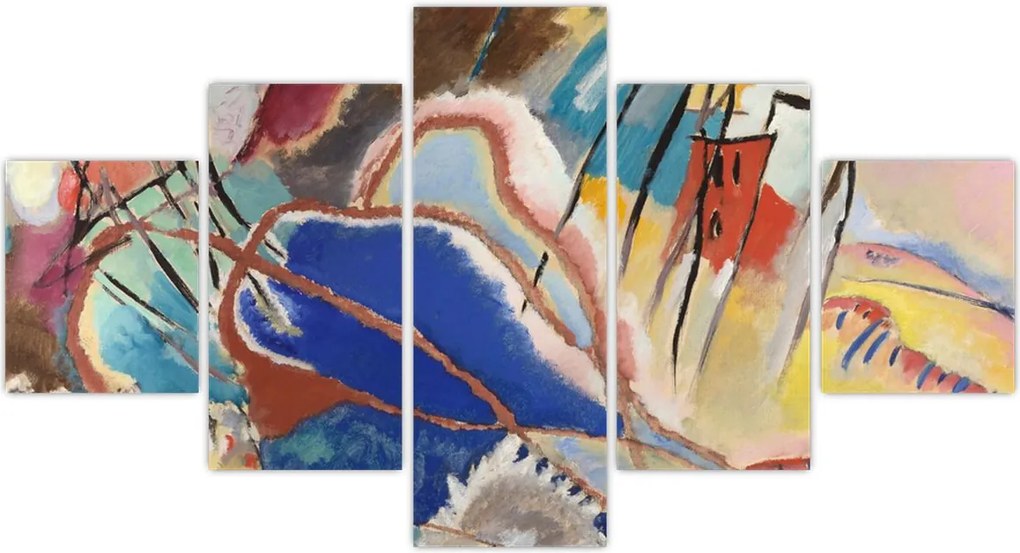 Obraz -  Vasily Kandinsky, Improvisation No. 30 (Cannons), reprodukcje (125x70 cm)