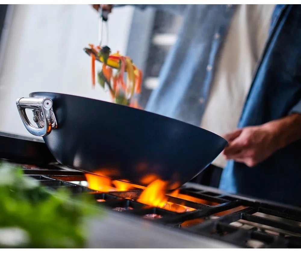 Patelnia z powłoką ceramiczną wok ø 32 cm Space – Joseph Joseph