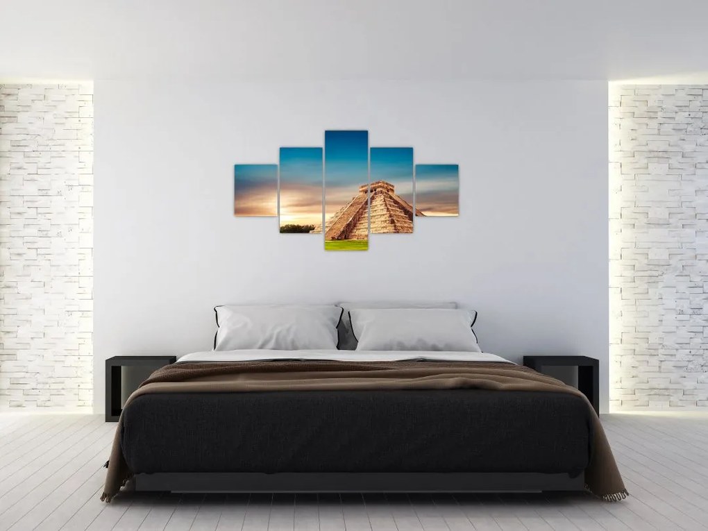 Obraz słynnego pomnika Majów (125x70 cm)