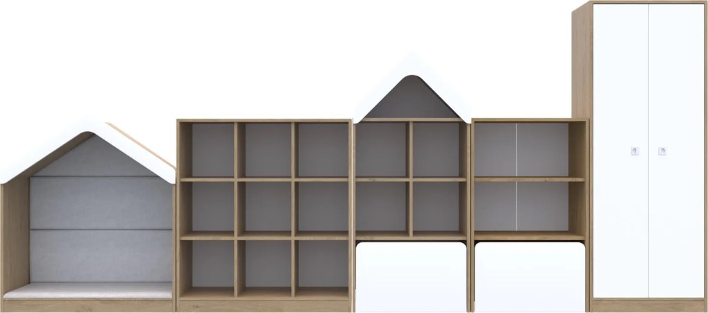 Zestaw mebli dla przedszkolaków Blox Base 4