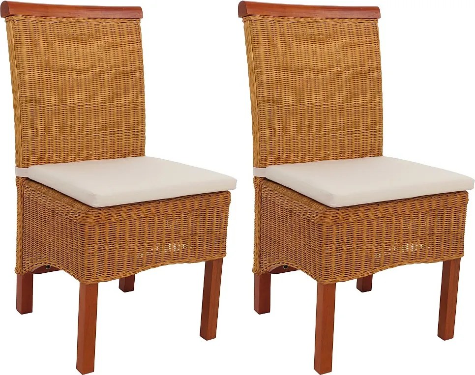 Krzesło do jadalni Var (zestaw 2 sztuk),  z poduszką na siedzisko