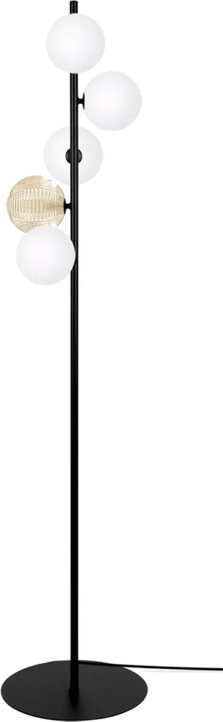 Stojąca lampa z mlecznymi kloszami  B5-D75