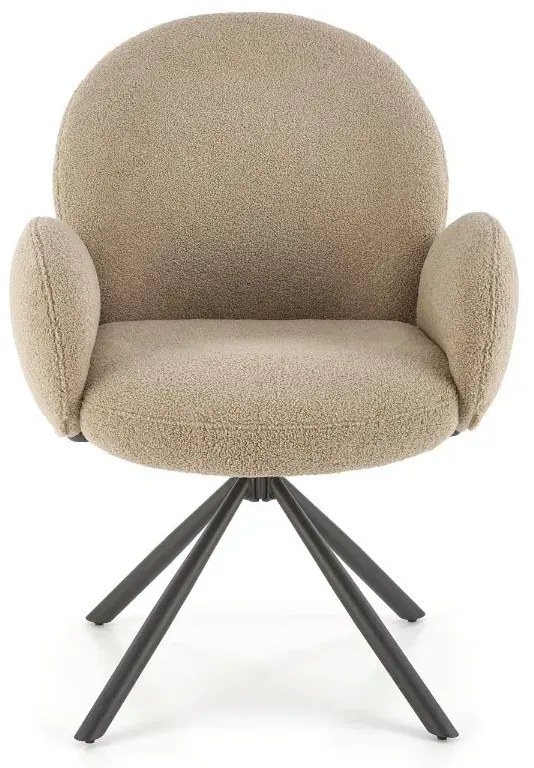 Krzesło tapicerowane K498 cappuccino HALMAR
