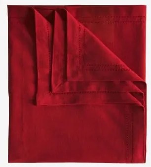 Obrus Bawełniany Eirsen Ruby Red & 150 X 200 Cm - Sklum