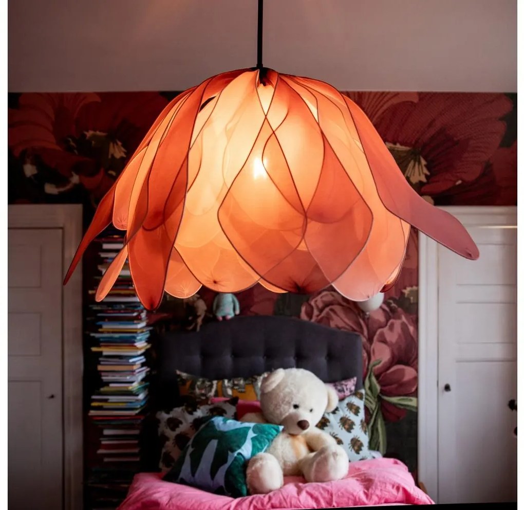 ByRydens 4202270-0500 - Żyrandol na lince LOU LOU 1xE27/5W/230V różowy