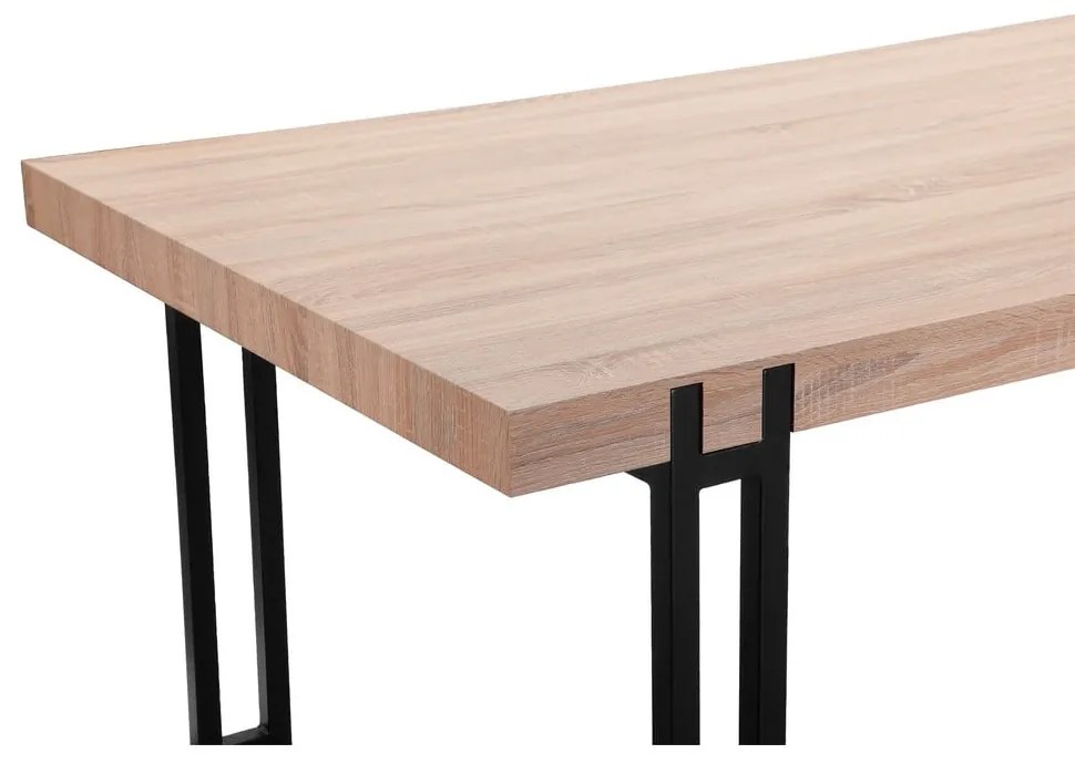 Stół z blatem w dekorze dębu w naturalnym kolorze 90x160 cm Azuma – Støraa