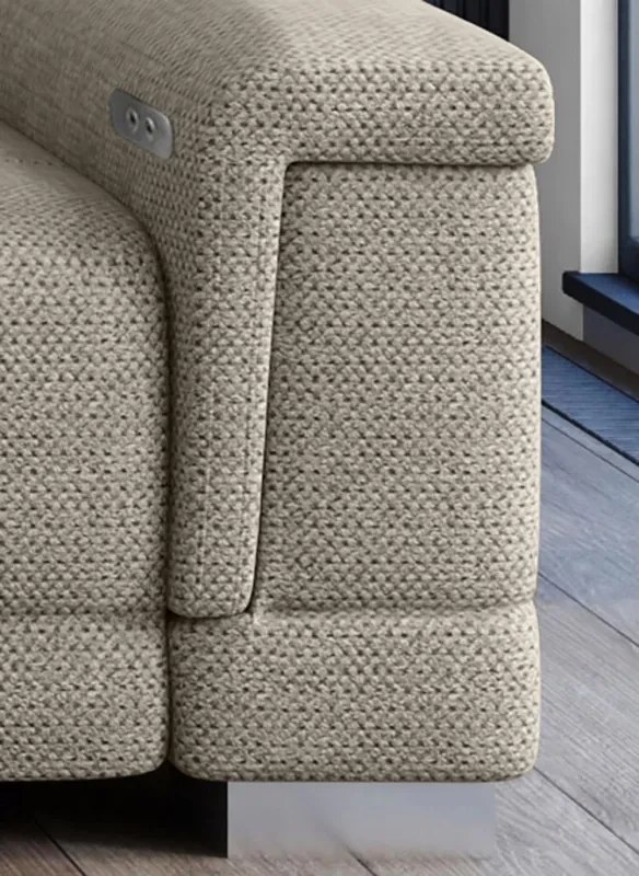 Narożnik CAMPO L elektryczną regulacją siedziska w WERSAL