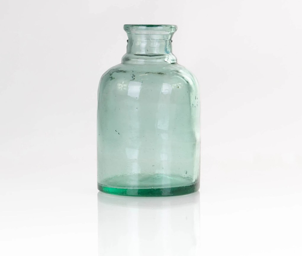Wazon szklany z recyklingu, 20 cm