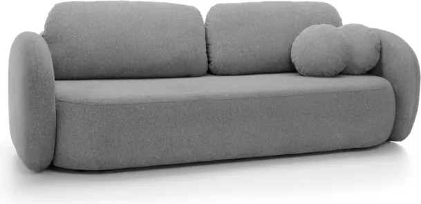 Sofa OLIO z funkcja spania i pojemnikiem SZARY ARAGON 72