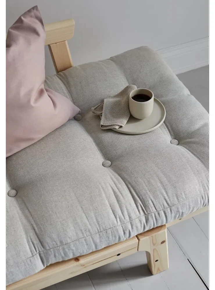 Sofa rozkładana Karup Design Step Natural Clear/Grey