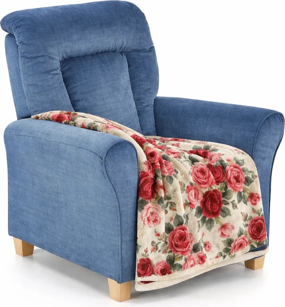 Tapicerowany rozkładany fotel wypoczynkowy H4-R39