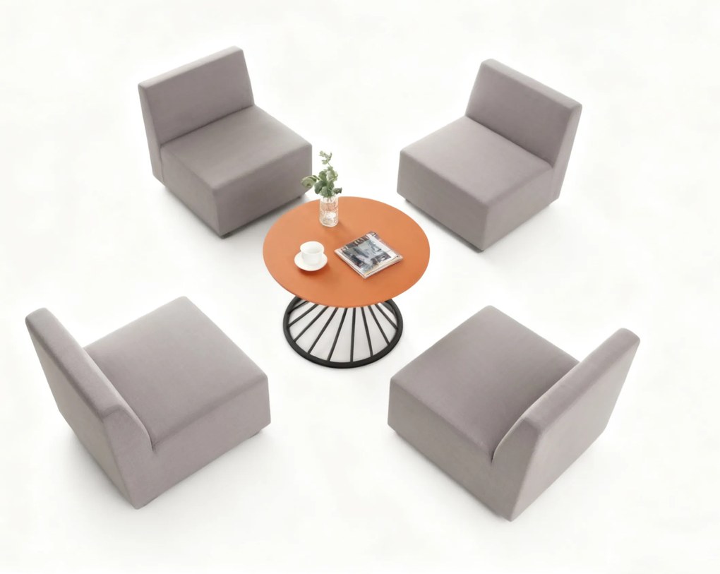 Siedzisko LEA, fotelik, ciemnoszare