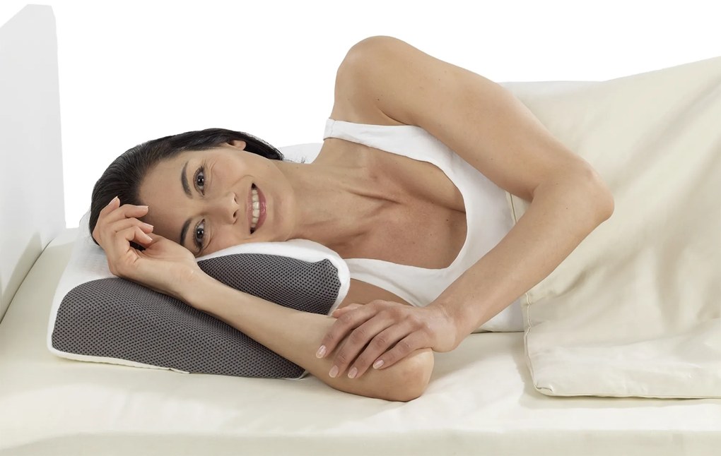 Poduszka pod głowę do spania na boku, memory foam, 60 x 36 cm