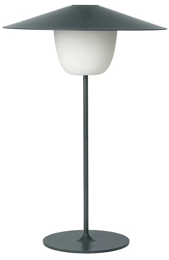 Ciemnoszara średnia lampa led Blomus Ani Lamp