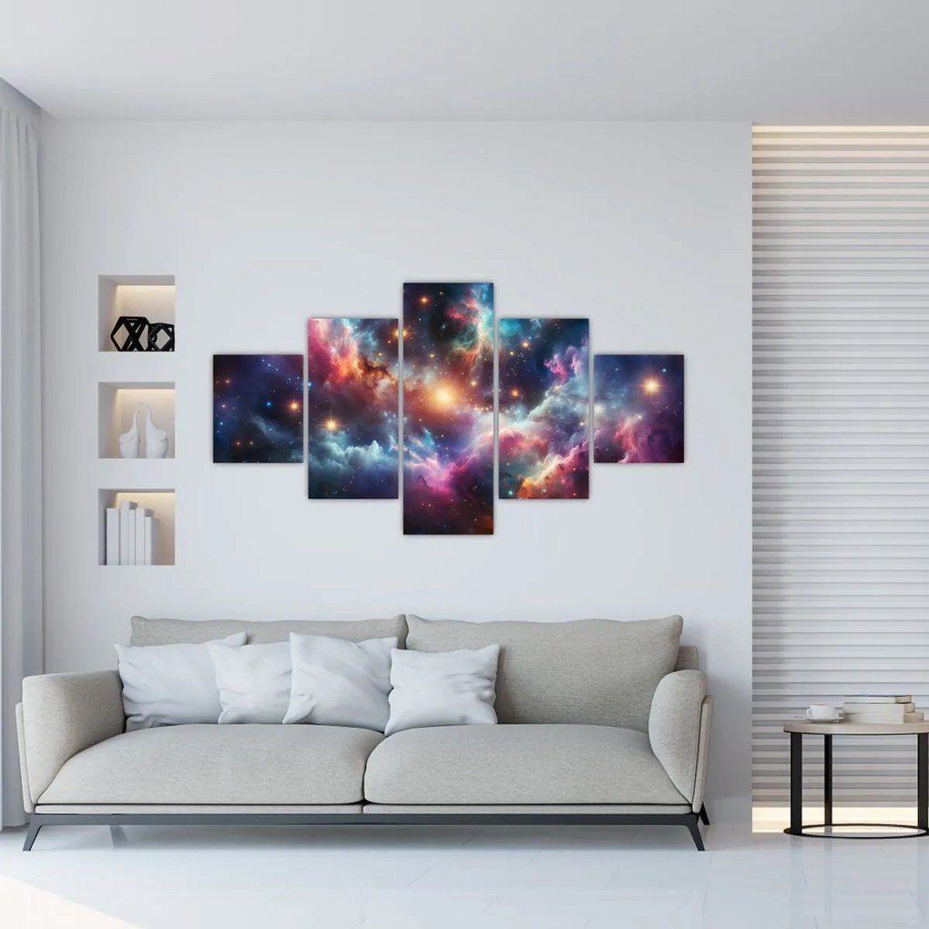 Obraz - Ciemny kosmos (125x70 cm)