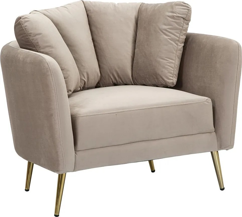 Fotel VKH325, Szary, 88x77x74 cm, Kendra Home