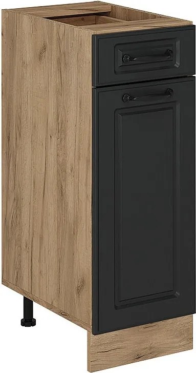 Szafka dolna do kuchni antracytowy domek wiejski 30x46x81.6 r-line