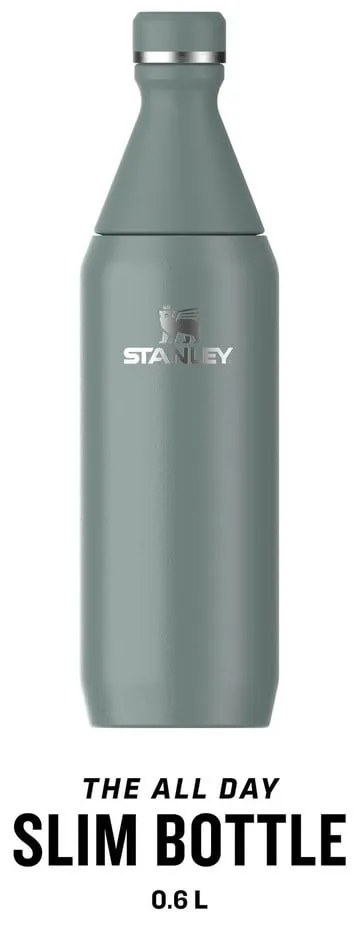 Zielona butelka ze stali nierdzewnej 600 ml All Day Slim – Stanley