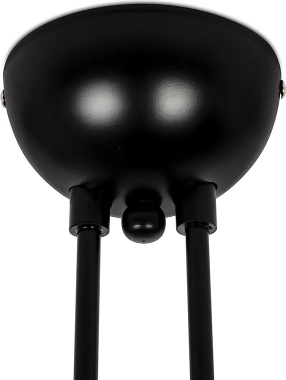 Lampa wisząca z kloszami z aluminium Raven 2