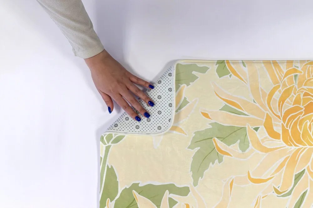 Dywanik do łazienki Dywanik do łazienki Kwiaty Chryzantemy