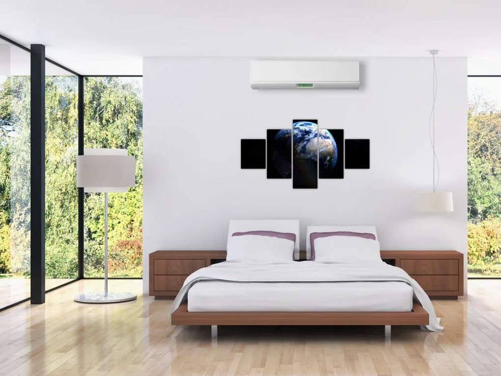 Obraz planety Ziemia (125x70 cm)