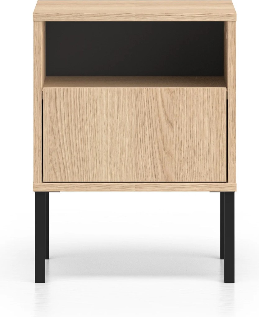 Szafka nocna Harmona 40 cm z szufladą - dąb lindberg