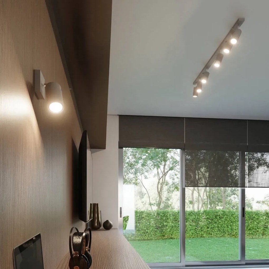 Listwa oświetleniowa 4 punktowa RING 4L szary SOLLUX  LIGHTING