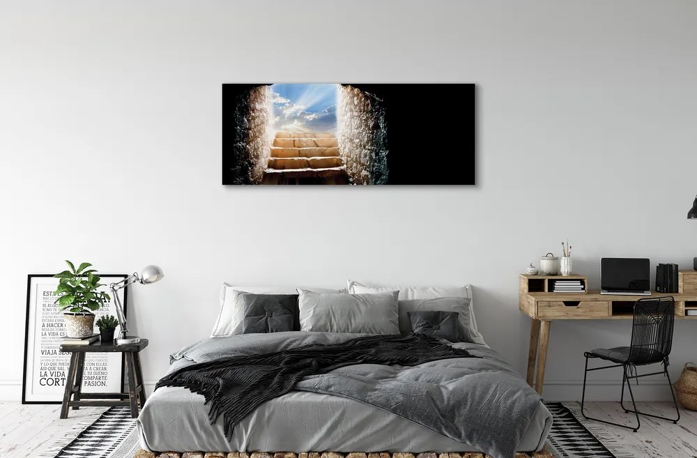 Zdjęcie na płótnie Schody w Słońcu