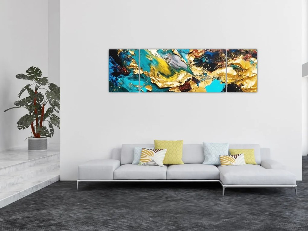 Obraz - Teksturowany obraz olejny (170x50 cm)