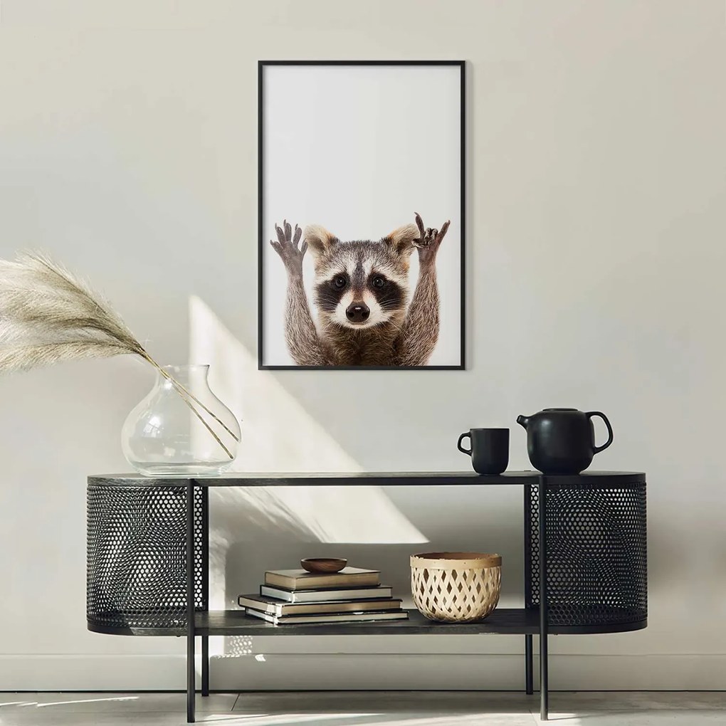 Plakat Szop 21x30 cm z ramą czarną bez marginesu ARTGEIST B