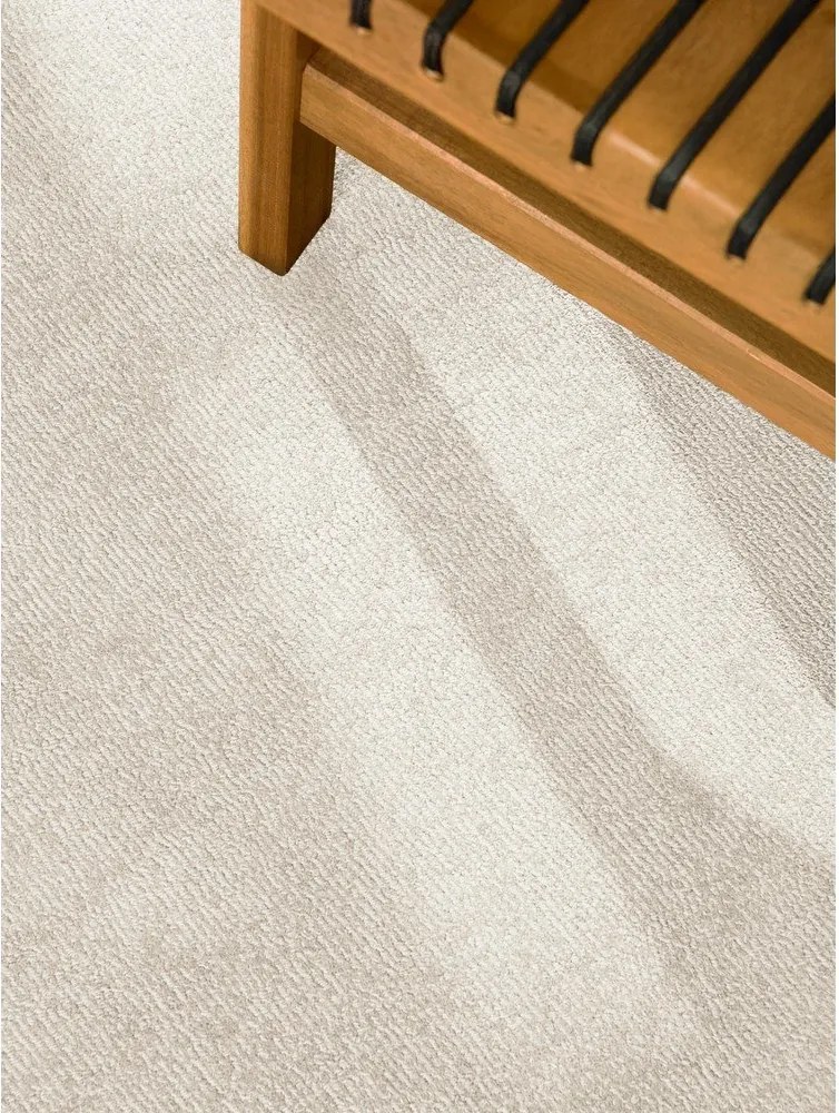 Kremowy okrągły dywan z mieszanki wełny tkany ręcznie ø 160 cm Kari Organic – Villeroy&Boch