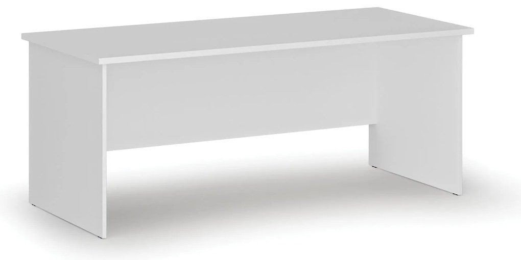 Biurko PRIMO WHITE, 180x80 cm, białe