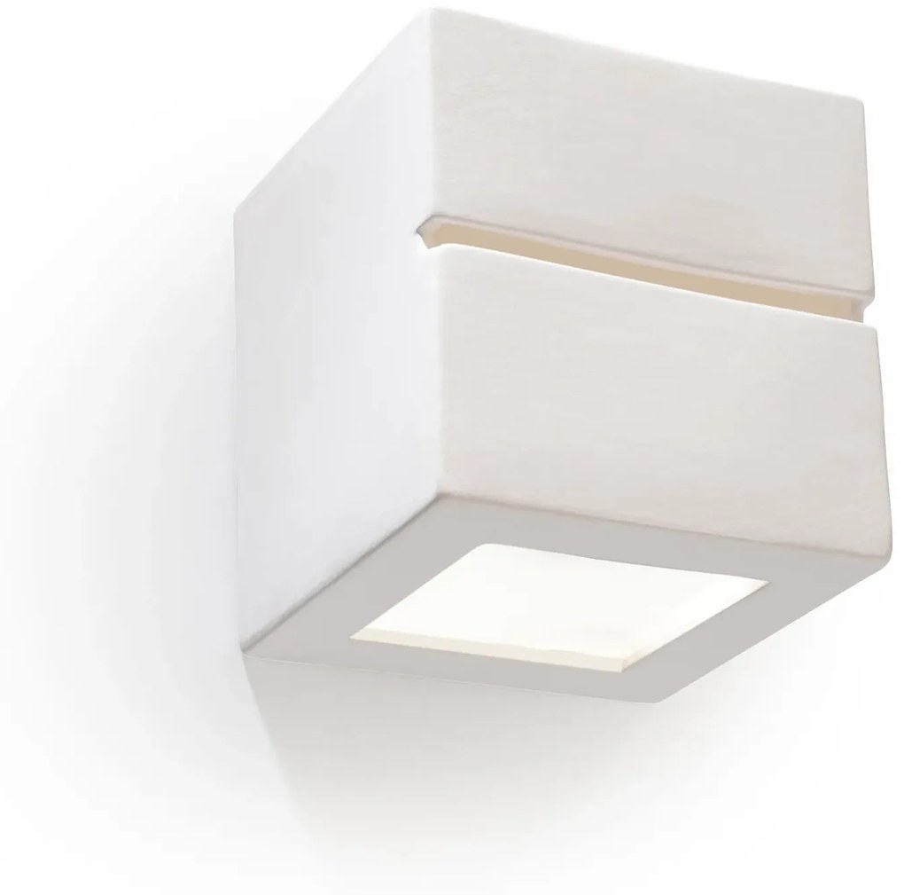 Ceramiczny kinkiet kwadratowy 2X E708 C8-M96