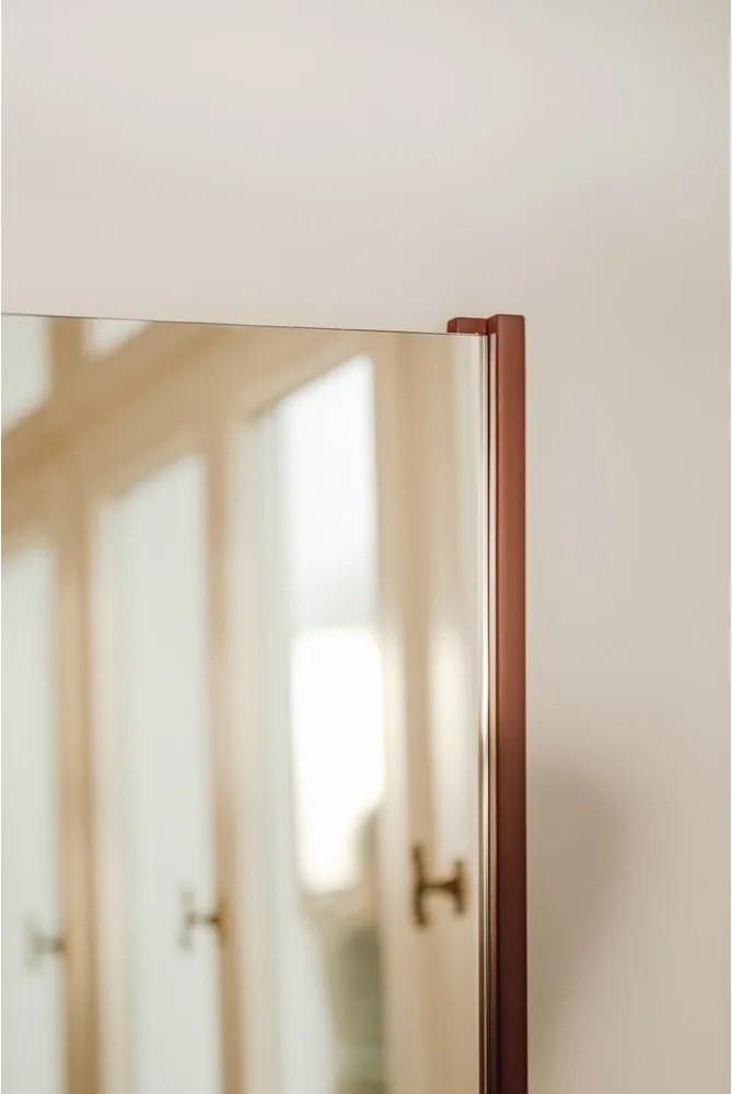 Lustro z drewnianą ramą stojące 49x166 cm Lun – noo.ma