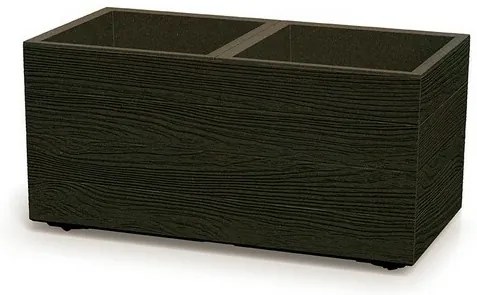 Doniczka MADERA CASE ECO WOOD 77 cm, ciemnobrązowy, M