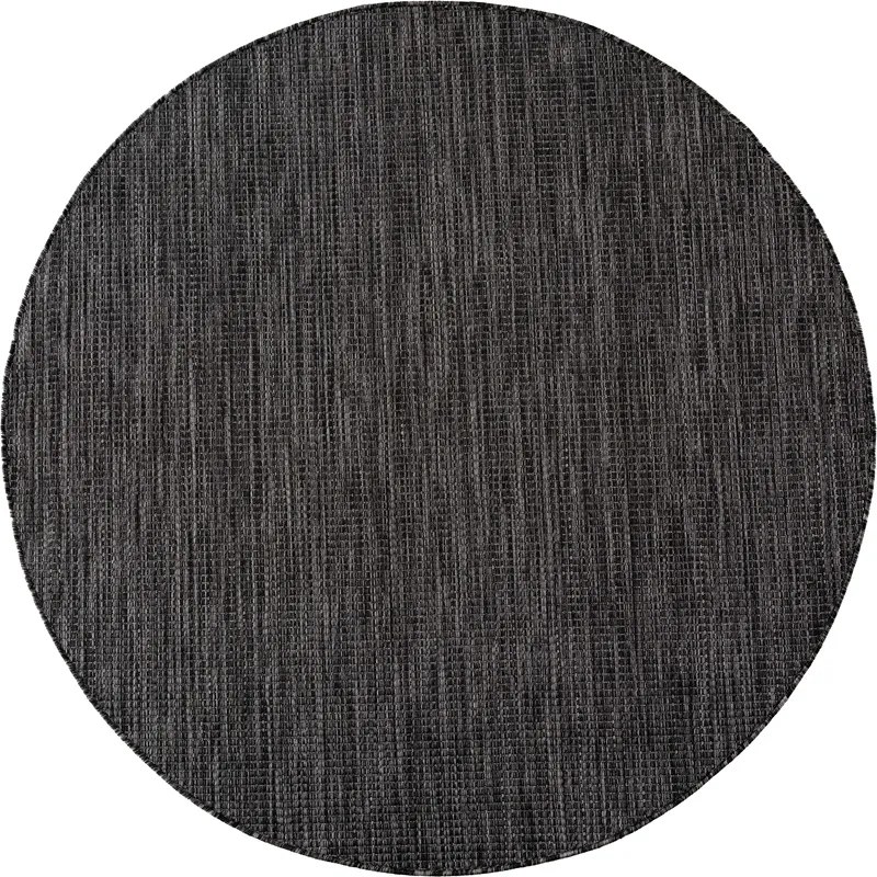 Dywan uniwersalny Mira czarny koło 160 cm x 160 cm
