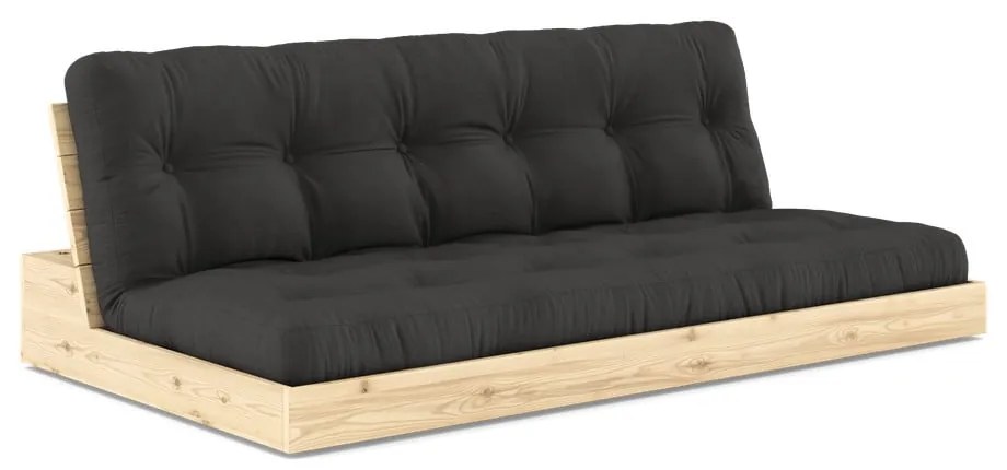 Ciemnoszara rozkładana sofa 196 cm Base – Karup Design