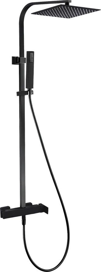 Kiara kolumna prysznicowa mechaniczna czarna - Essebagno