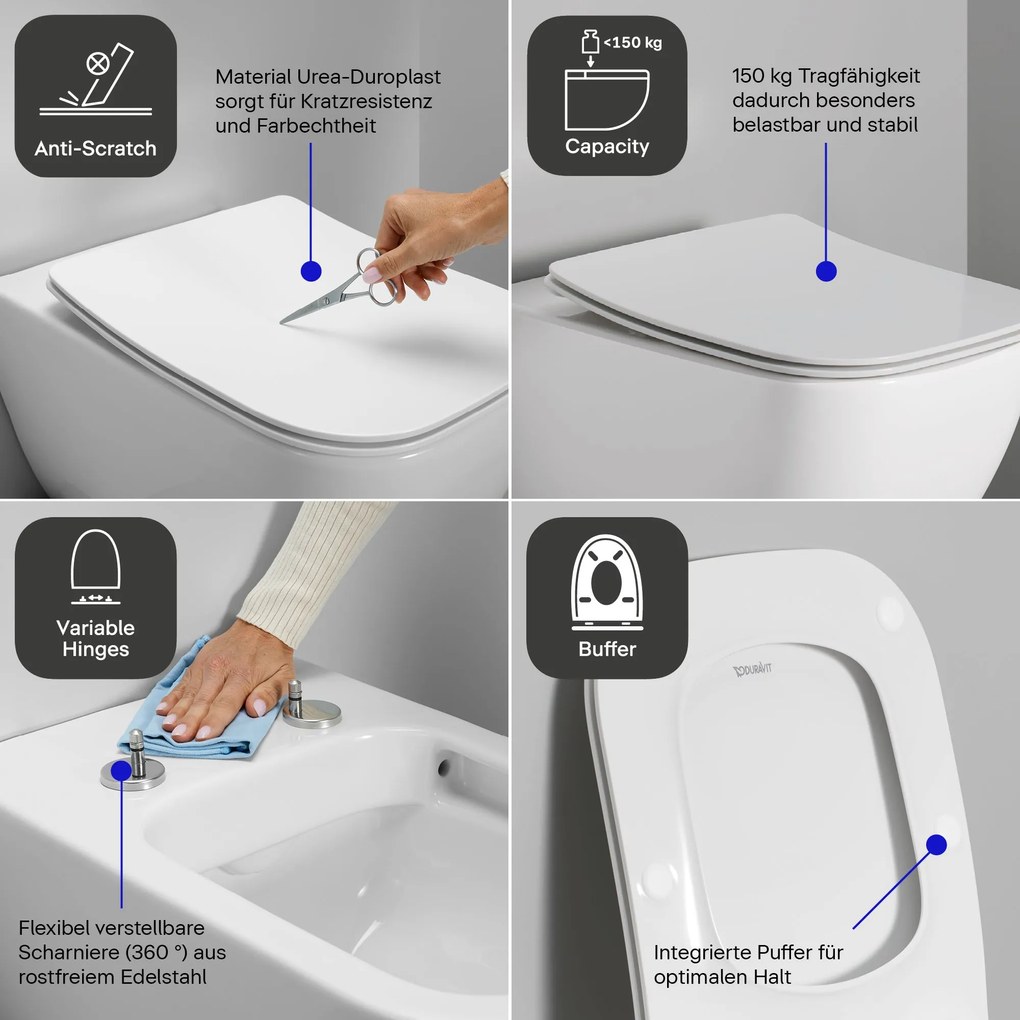 Duravit Univavo Universal WC-Sitz mit Absenkautomatik