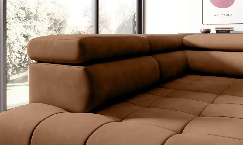 Narożnik CHIVAS L z Elektryczną regulacją siedziska WERSAL