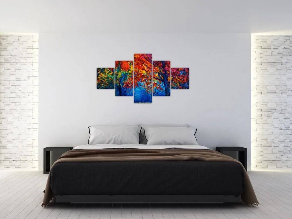 Obraz malowania natury (125x70 cm)