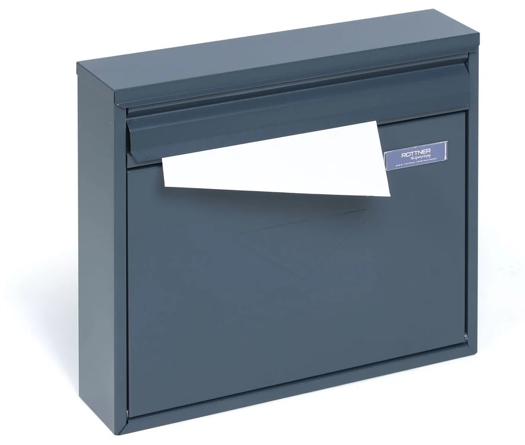 Skrzynka pocztowa odpowiednia do montażu TERAMO, antracytowa