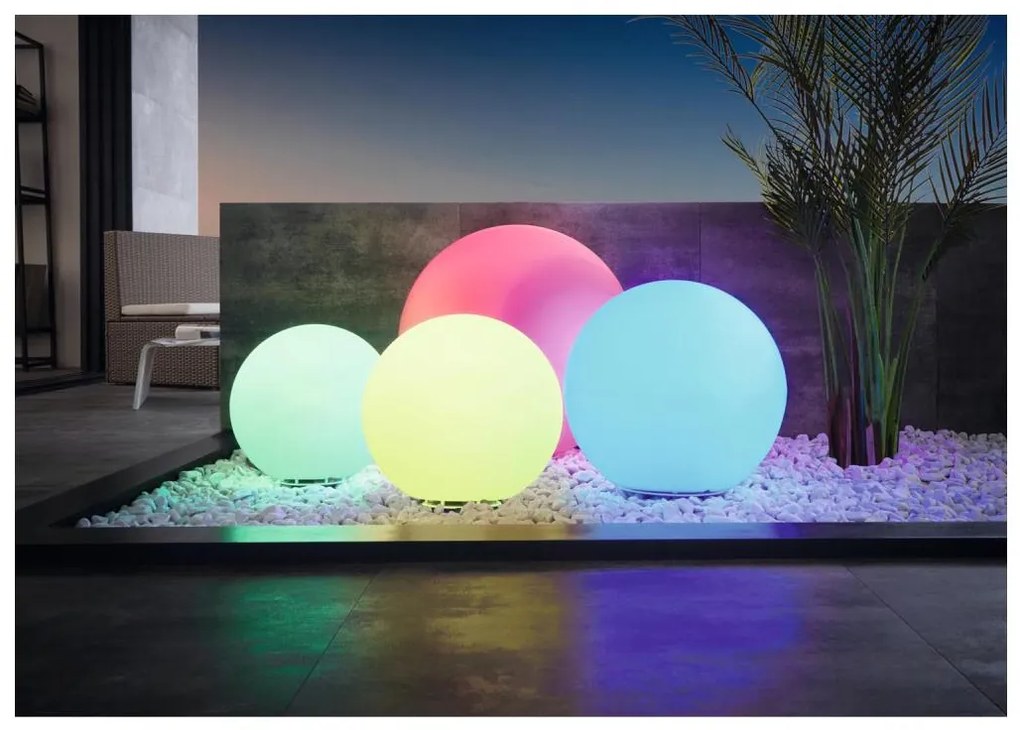 Eglo 900268 - LED RGB lampa zewnętrzna 1xE27/9W/230V 2700-6500K IP65, ściemnialn