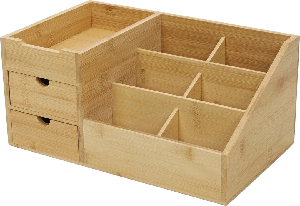Bambusowy organizer z szaufladami SOLA