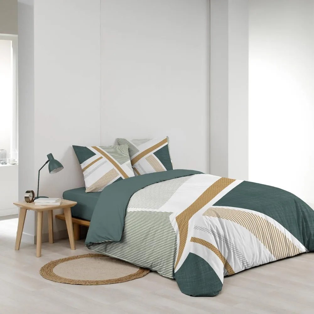 Biała bawełniana pościel dwuosobowa 240x220 cm Zephyr – douceur d'intérieur