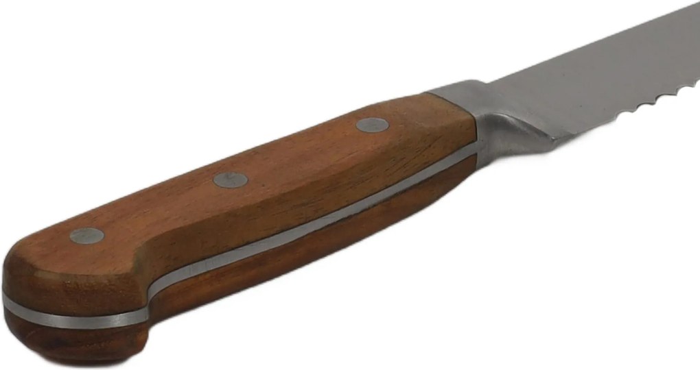 Nóż do krojenia chleba ELEGANCIA, stal nierdzewna, 33 cm