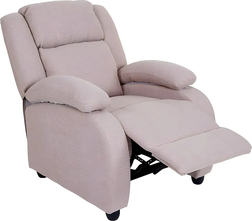 Fotel telewizyjny Glasgow,  kremowo-szary