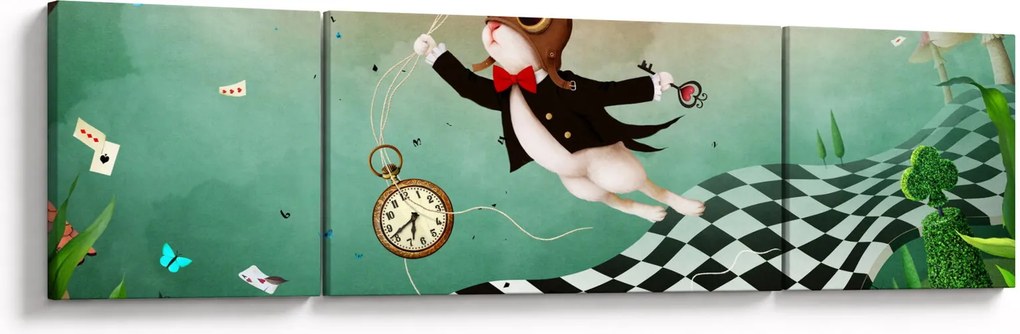 Obraz - Fantasy królik (170x50 cm)