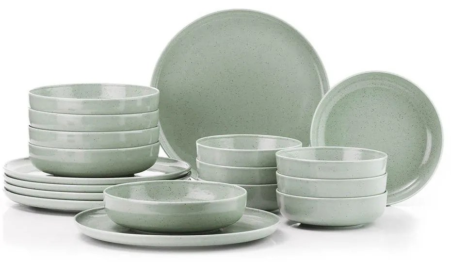 Zestaw talerzy z porcelany 18 szt. – Hermia