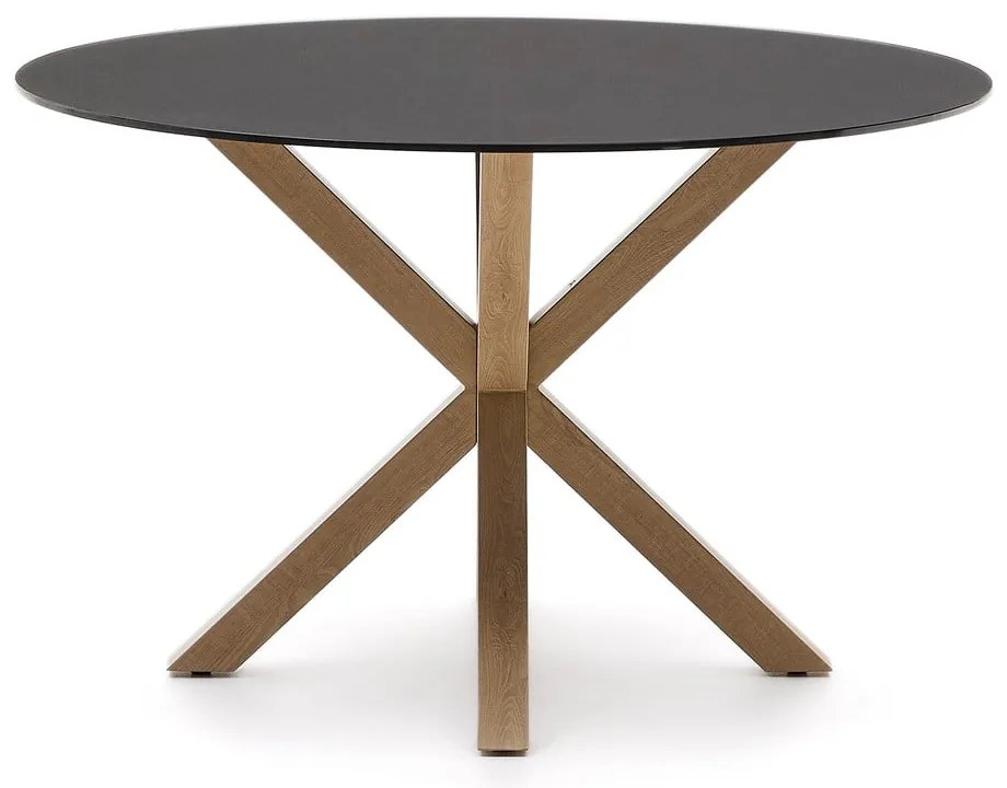 Okrągły stół ze szklanym blatem ø 120 cm Argo – Kave Home
